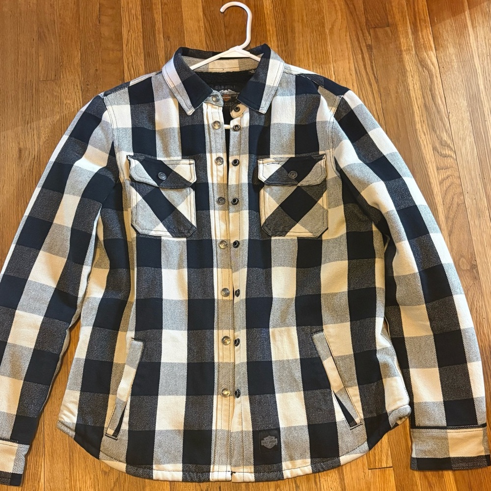 Women’s Harley Davidson Shacket Shirt Size M Excellent Condition